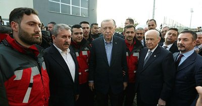 Başkan Erdoğan Alperen Ocakları arama- kurtarma ekibiyle görüştü
