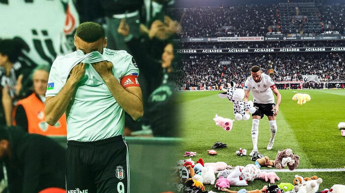 Beşiktaş maçında duygu dolu anlar! Cenk Tosun gözyaşlarına hakim olamadı, paylaşımı tüyleri diken diken etti!