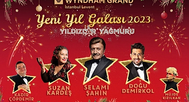 Yılbaşı Gecesi Wyndham Grand Levent İstanbul'da Yıldızlar Yağmuru