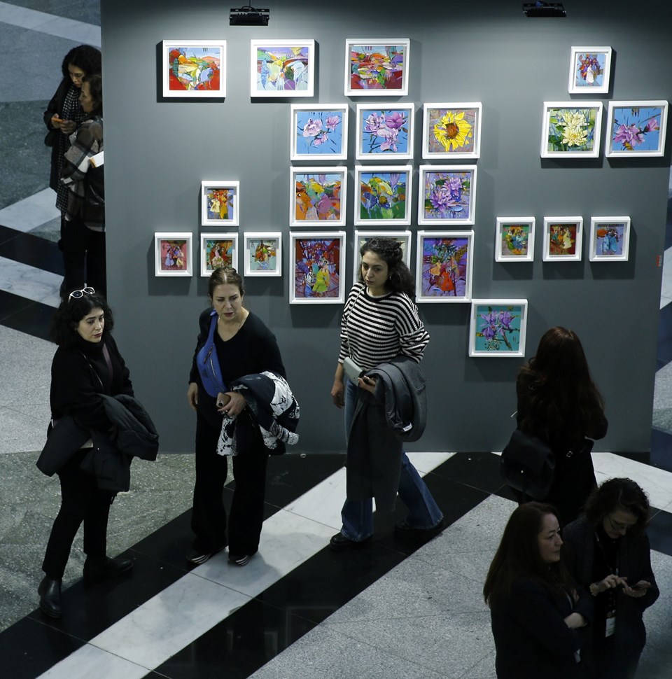 Yüzlerce sanatçının eseri 9'uncu Uluslararası Çağdaş Sanat Fuarı'nda - 3
