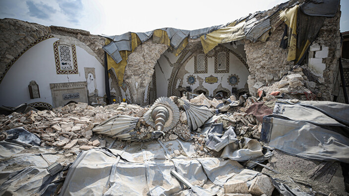 Anadolu'nun ilk camisi Habib-i Neccar, deprem sonrası restore ediliyor