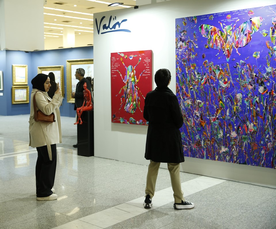 Yüzlerce sanatçının eseri 9'uncu Uluslararası Çağdaş Sanat Fuarı'nda - 1